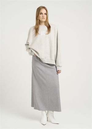 Lulla sweat Light Grey Melange Gestuz 